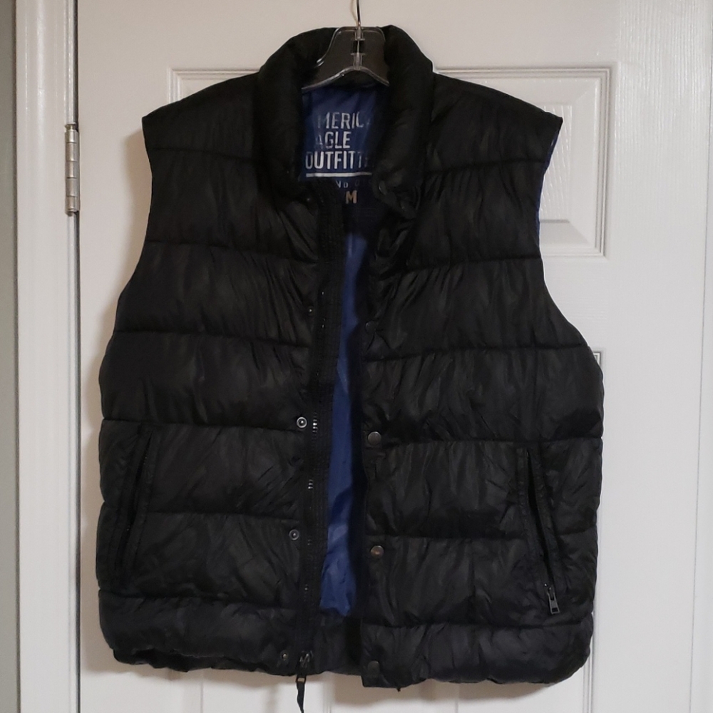 Mens American Eagle Puffer Vest